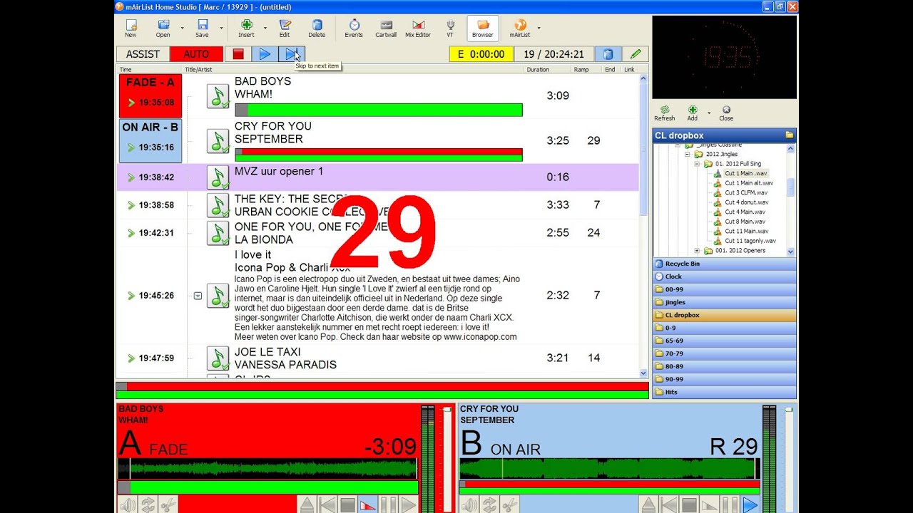 mairlist radio automation free pro editing software